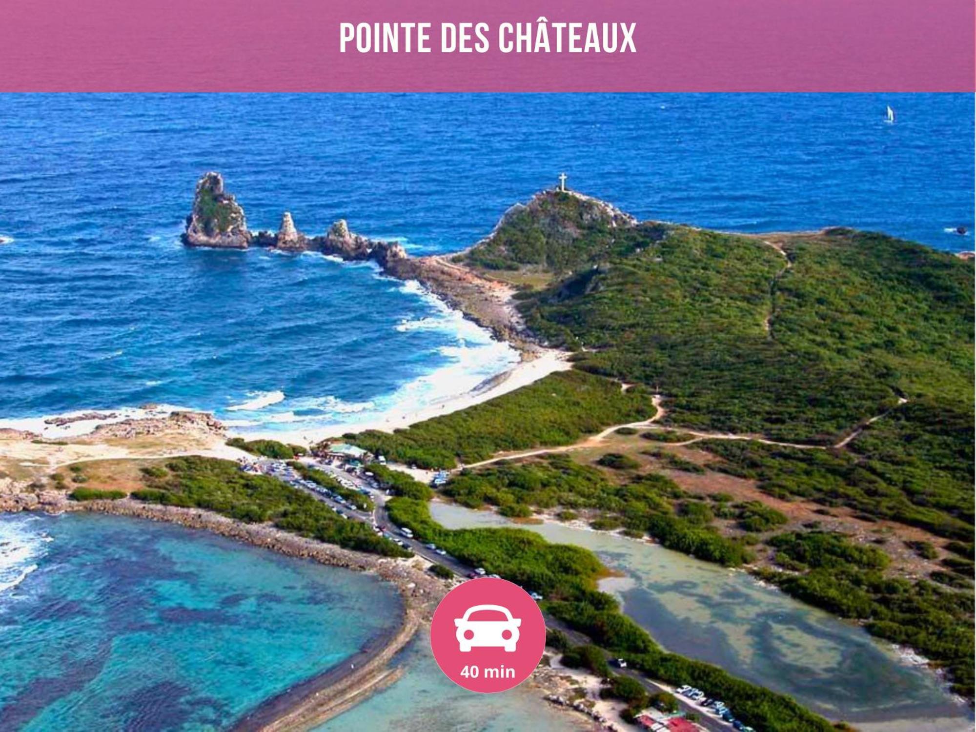 Le Sable Bleu - Evasion Tropicale A Sainte-Anne - Plage 5Min - Piscine - Parking - Logement Climatise - Vue Sur Les Palmiers - Parfait Pour Sejours En Famille Ou Entre Amis Dış mekan fotoğraf